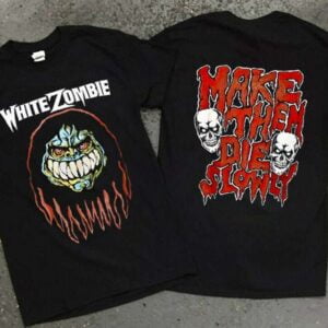 White Zombie Make Them Die Slowly Tour Vintage 1989 T Shirt