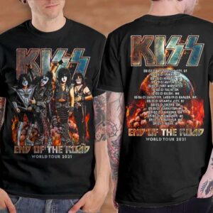 World Tour KISS End Of The Road Tour 2021 T Shirt
