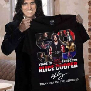 Alice Cooper 1962 2020 Thank You For The Memories T Shirt