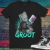 Baby Groot Love Music T Shirt
