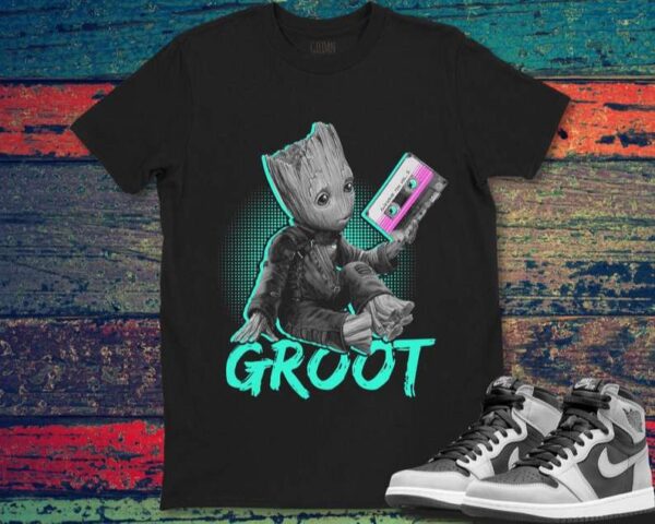 Baby Groot Love Music T Shirt