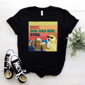 Best Doge Dad Bob Ever Shirt Doge Shiba Coin