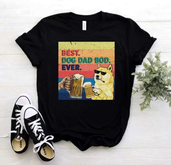 Best Doge Dad Bob Ever Shirt Doge Shiba Coin