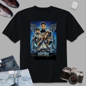Black Panther Main Cast Movie Marvel T Shirt