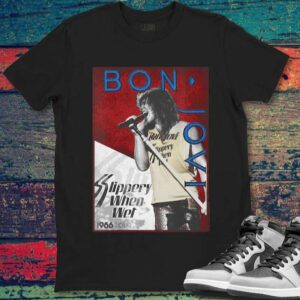 Bon Jovi 86 Tour Rock Band Rock Music T Shirt