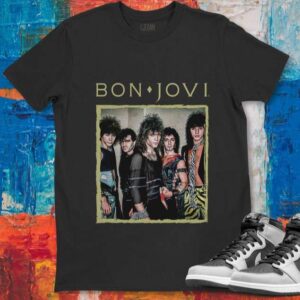 Bon Jovi Framed Rock Band Rock Music T Shirt