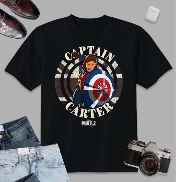 Captain Carter Marvel What If T Shirt