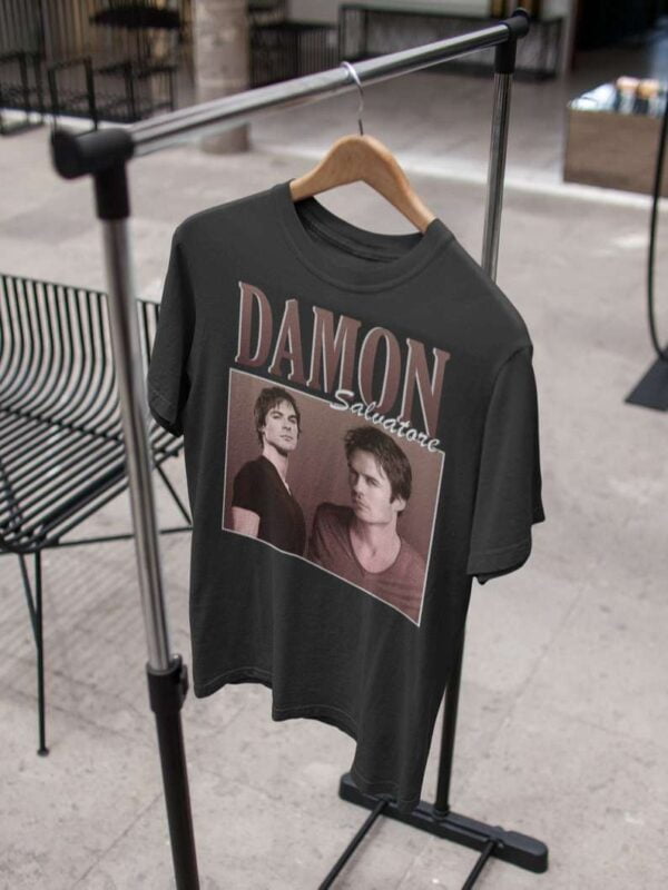 Damon Salvatore T Shirt Ian Somerhalder The Vampire Diaries