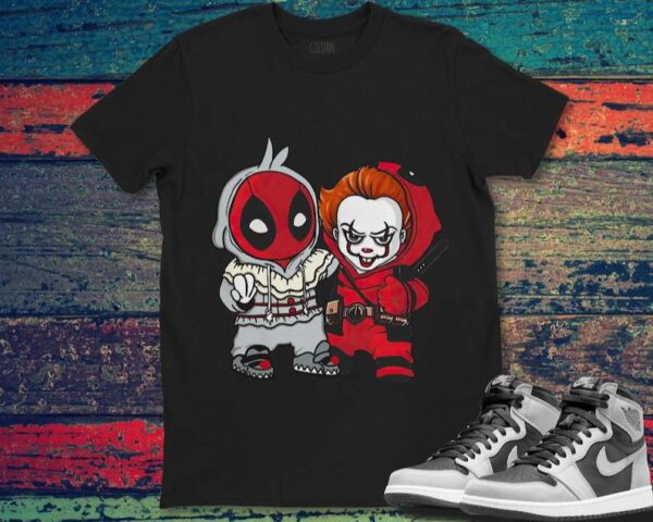 Deadpool and Pennywise T Shirt