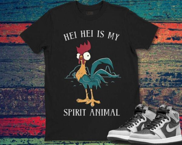 Disney Moana Hei Hei Is My Spirit Animal T Shirt