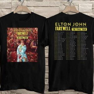 Elton John Farewell Yellow Brick Road The Final Tour 2022 T Shirt