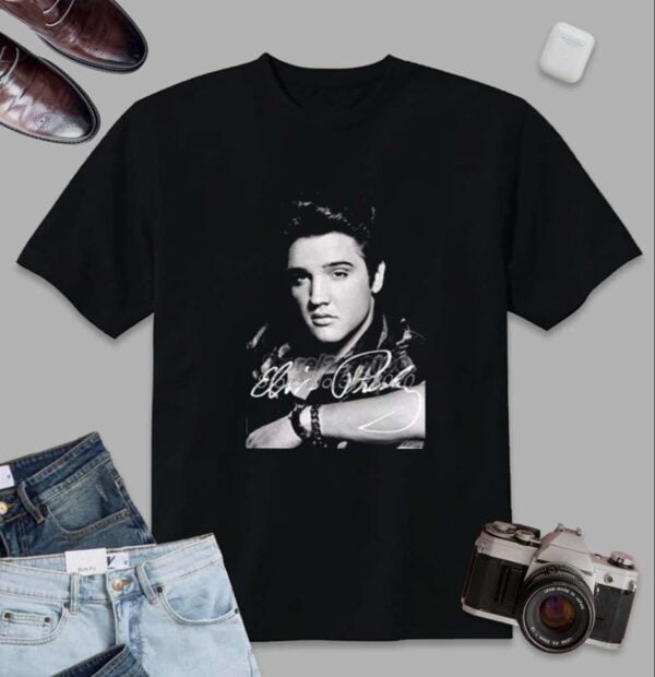 Elvis Presley Black T Shirt