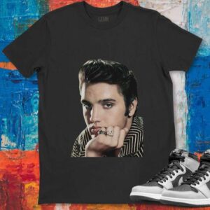 Elvis Presley Portrait Rock Band Music T Shirt