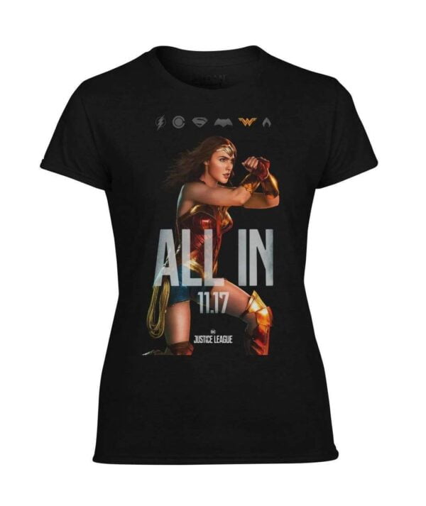 Gal Gadot T Shirt All in Wonder Woman Justice League
