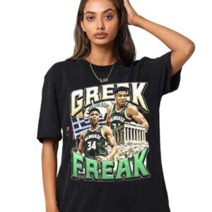 Greek Freak Giannis Antetokounmpo NBA T Shirt