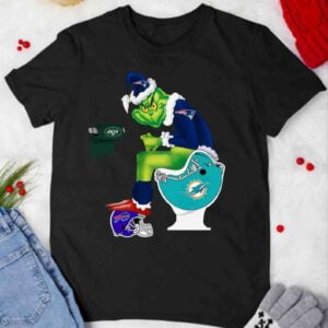 Grinch NFL Football New England Patriot Christmas T Shirt