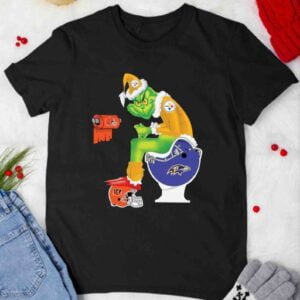 Grinch NFL T Shirt Football Pittsburgh Steelers