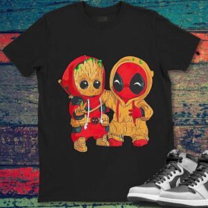 Groot and Deadpool Friends T Shirt