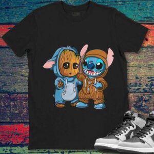 Groot and Stitch Friends T Shirt