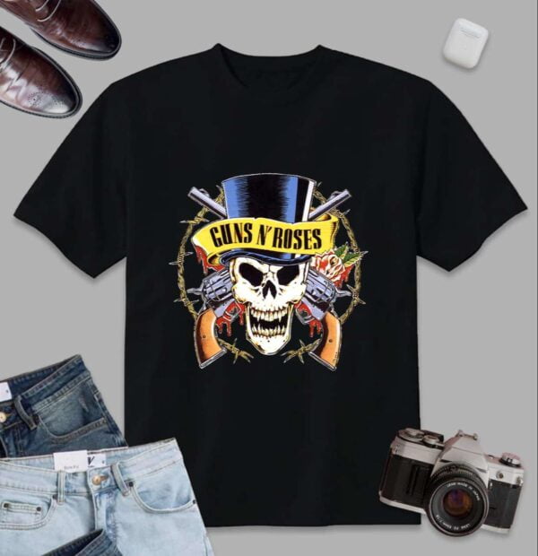 Guns N Roses T Shirt Skull