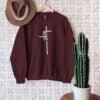 Hope Cross Sweatshirt Christian T Shirt