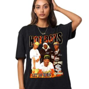 Hot Boys T Shirt Vintage Rap Hip Hop Band 1