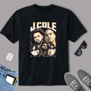 J Cole Classic T Shirt Rapper