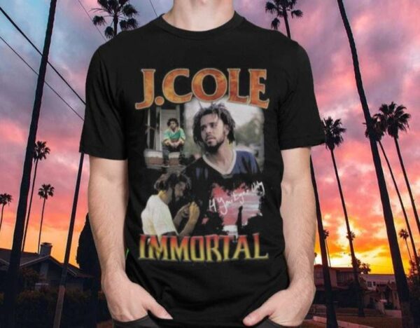 J Cole T Shirt Immortal