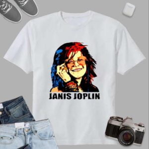 Janis Joplin T Shirt Singer