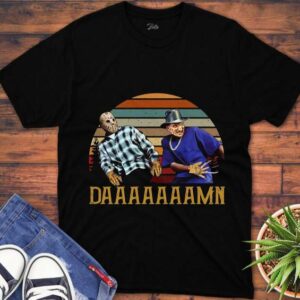 Jason Voorhees Freddy Krueger T Shirt Daaamn