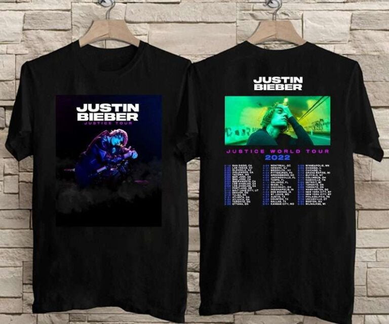 Justin Bieber Justice World Tour North America T Shirt - Best of Pop