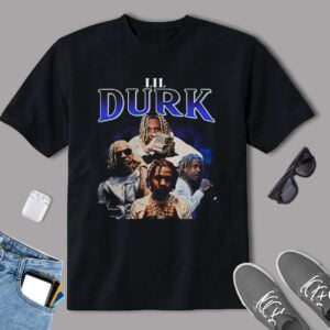 Lil Durk Rapper Black T Shirt