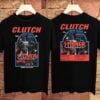 Live Clutch With Stoner 30 Years Rock N Roll Tour T Shirt Clutch Band