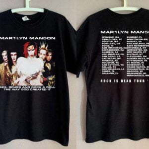 Marilyn Manson Rock Is Dead Tour 99 T Shirt