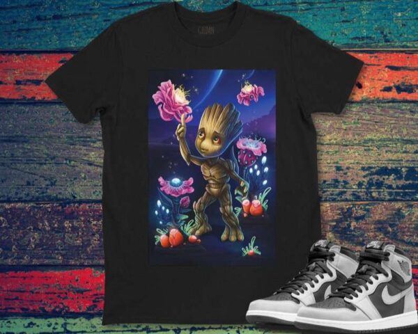 Marvel Guardians Of The Galaxy Groot Plants T Shirt