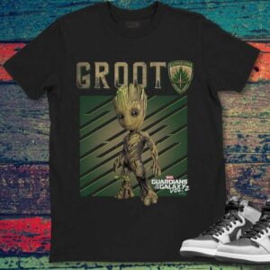 Marvel Guardians Vol. 2 Baby Groot Shield T Shirt