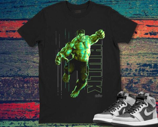 Marvel Infinity War Incredible Hulk Jump Smash T Shirt