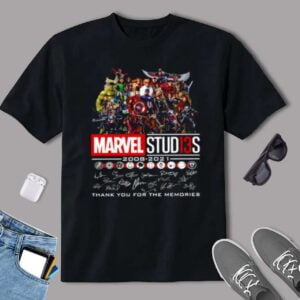 Marvel Studios 2008 2021 Thank You For The Memories T Shirt