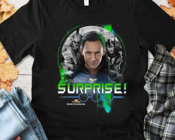 Marvel Thor Ragnarok Loki Surprise T Shirt