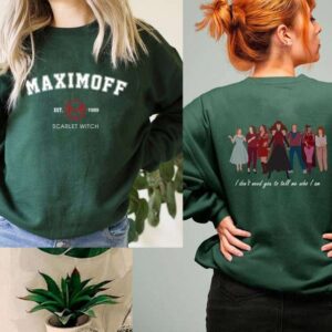 Maximoff 1989 Sweatshirt Vintage Scarlet Witch T Shirt