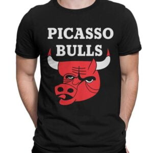 Picasso Bulls T Shirt Chicago Bulls