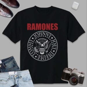 Ramones T Shirt Tommy Johnny Joey Deedee