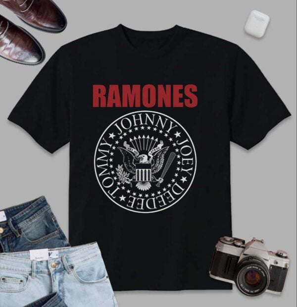 Ramones T Shirt Tommy Johnny Joey Deedee