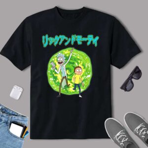 Rick and Morty Japanese T Shirt
