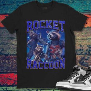 Rocket Raccoon Poster Marvel Avenger T Shirt