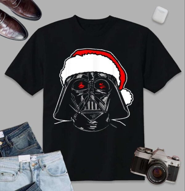 Santa Darth Vader Sketch Christmas Star Wars T Shirt