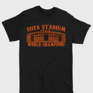 Shea Stadium Flushing Queens New York Baseball 1969 and 1986 World Champions Shirt