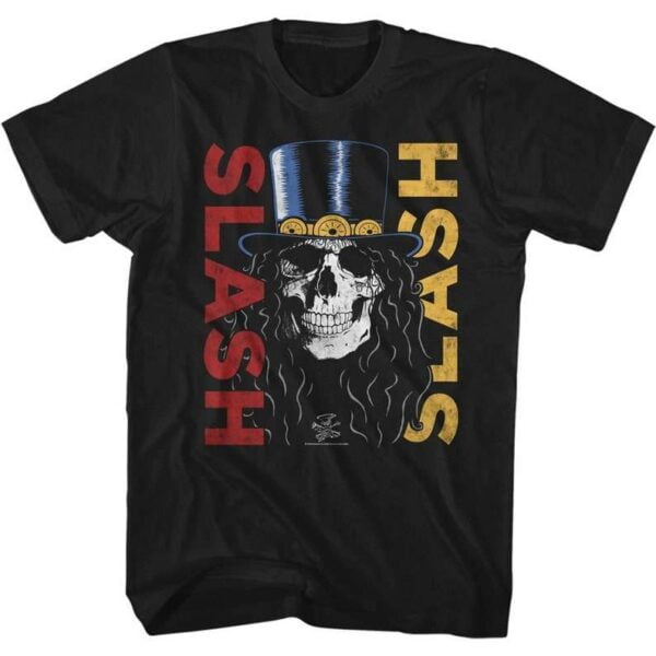 Slash Guns N Roses Double Slash Skull T Shirt