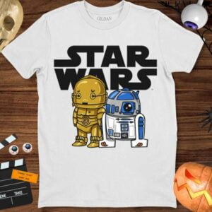 Star Wars Boba R2 D2 and C 3PO T Shirt