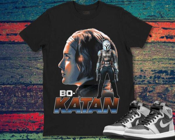 Star Wars The Mandalorian Bo Katan Collage R16 T Shirt
